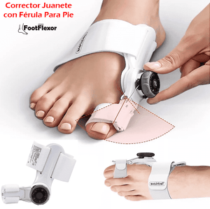 CORRECTOR DE JUANETES DE PIE GORDO CON FÉRULA ACTUALIZADO 🦶🦵 FootFlexor